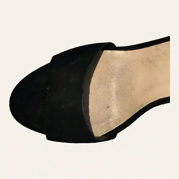 Qupid PLATFORM HEELS OMBRE COLORS HEELS BLACK VELVET SIZE 8 ANKLE STRAP‎ - Picture 9 of 10